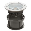 BANDUS IP67 Zemní svítidlo kruhové, těleso hliník, rám nerez, sklo čiré, LED 20W, 1450lm/cca jako 75W žár, teplá 3000K, vyzař 120°, 230V, IP67, d=200mm, h=105mm, vč. mont boxu náhled 3