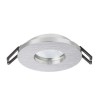 COPENE R 1x50W GU10 /IP20 Stropní vestavné bodové svítidlo, těleso hliník, povrch broušený hliník, krycí sklo čiré+mat, pro žár 1x50W, GU10 ES50, 230V, zvýš krytí IP65/IP20, tř.1, d=83mm, h=100mm náhled 2