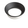 COELE kroužek Dekorativní kroužek pro bodové svítidlo, materiál hliník, povrch černá, rozměry d=70mm, h=22mm. náhled 1