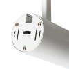 COEPI 1F 12W, CCT, TRIAC Bodové svítidlo do 1-fázové lišty, nastav směr svícení, hliník, černá, LED 12W, přepínačem CCT nast. teplota teplá 3000K-denní 5000K, stmív TRIAC, vyzař. úhel 10°-60°, 230V, IP20, d=53mm, h=205mm náhled 3