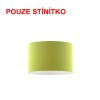 DIONE 55/30 Stínítko, materiál textil povrch vnější černá/ vnitřní měděná fólie, pro žárovku max 23W, d=550mm, h=300mm náhled 9