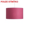 DIONE2 40/25 Stínítko, materiál textil plissé, povrch růžová, pro žárovku max 23W, d=400mm, h=250mm náhled 12
