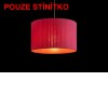 DIONE2 40/25 Stínítko, materiál textil plissé, povrch růžová, pro žárovku max 23W, d=400mm, h=250mm náhled 13