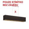 KORTE 80/23 Stínítko, materiál textil povrch bílá, pro žárovku max 23W, l=800mm, h=300mm náhled 12