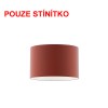 DIONE 55/30 Stínítko, materiál textil povrch vnější černá/ vnitřní měděná fólie, pro žárovku max 23W, d=550mm, h=300mm náhled 5