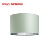 DIONE 55/30 Stínítko, materiál textil povrch vnější černá/ vnitřní měděná fólie, pro žárovku max 23W, d=550mm, h=300mm náhled 7