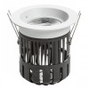 CHEMILNON Stropní, podhledové svítidlo, těleso kov, povrch lak bílá, krycí sklo čiré, LED 1x10W, teplá 3000K, 760lm, Ra80, 230V, do koupelny IP65/IP20, tř.1. rozměry d=78mm h=77mm, stropní krytka samostatně náhled 2