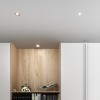 CHEMILNON Stropní, podhledové svítidlo, těleso kov, povrch lak bílá, krycí sklo čiré, LED 1x10W, teplá 3000K, 760lm, Ra80, 230V, do koupelny IP65/IP20, tř.1. rozměry d=78mm h=77mm, stropní krytka samostatně náhled 4