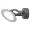 GRIO Přisazené venkovní svítidlo, nastavitelný směr svícení, těleso kov, povrch lak černá mat, krycí sklo čiré, LED 1x9W, teplá 3000K, 900lm, Ra80, 230V, IP65, tř.1. rozměry d=160mm h=235mm náhled 1