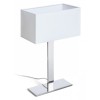 NUMIN2 TABLE LAMP 1x42W E27 Stolní lampa, základna kov, povrch chrom lesk, stínítko textil bílá, pro žárovku 1x42W, E27, 230V, IP20, tř.2. rozměry 160x320x500mm náhled 2