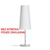 CIA T ZÁKLADNA Základna stolní lampy, materiál kov, povrch nikl mat, pro žárovku 1x42W, E27 A60, 230V, IP20, tř.1, d=125mm, h=255mm, s vypínačem, POUZE ZÁKLADNA, STÍNÍTKO SAMOSTATNĚ náhled 5