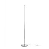 CIA F 1x42W E27 Stojací lampa, základna, materiál hliník, povrch chrom lesk, pro žárovku 1x42W, E27 A60, 230V, IP20, tř.1, d=230mm, h=1270mm, s vypínačem, stínítko SAMOSTATNĚ náhled 1