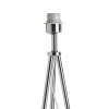 CIA TRIPOD TROJNOŽKA 1x42W E27 Stojací lampa, základna, materiál hliník, povrch chrom lesk, pro žárovku 1x42W, E27 A60, 230V, IP20, tř.1, rozměry d=550mm, h=1350mm, s vypínačem, stínítko SAMOSTATNĚ náhled 2