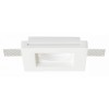 ALTR SQUARE 1x35W GU10 Stropní, podhledové bodové svítidlo čtvercové, těleso sádra bílá, pro žárovku 1x35W, GU10, 230V, IP20, tř.2. rozměry 100x100x35mm náhled 1