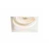 ALTR SQUARE 1x35W GU10 Stropní, podhledové bodové svítidlo čtvercové, těleso sádra bílá, pro žárovku 1x35W, GU10, 230V, IP20, tř.2. rozměry 100x100x35mm náhled 2