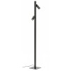 GRUMER STAND LAMP Stojací lampa, nastavitelný směr svícení, těleso kov, povrch lak černá mat, krycí sklo čiré, LED 2x3W, teplá 3000K, 220lm, Ra80, 230V, IP20, tř.2. rozměry 220x220x1560mm náhled 1