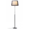 METRENA STAND 1x42W E27 Stojací lampa, těleso kov, povrch lak černá mat a chrom lesk, stínítko textil bílá a černá, pro žárovku 1x42W, E27, 230V, IP20, tř.2. rozměry d=430mm h=1650mm, teleskopická noha náhled 1