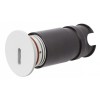 MIRANA ROUND VÝPRODEJ Vestavné zápustné svítidlo do stěny, základna kov, povrch lak bílá mat, LED 1x1W, teplá 3000K, 130lm, Ra80, 230V, IP20, tř.2. rozměry d=55mm h=87mm, svítí dolů náhled 3