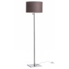 NERMON STAND LAMP 1x42W E27 Stojací lampa, stavitelná výška, základna kov, povrch nikl mat, stínítko textil hnědá, pro žárovku 1x42W, E27, 230V, IP20, tř.2. rozměry d=350mm h=1660mm náhled 2