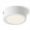 GREHAM Stropní přisazené svítidlo, základna kov, rámeček chrom černá, difuzor plast opál, LED 1x6W, teplá 3000K, 540lm, Ra80, 230V, IP20, tř.2. rozměry d=92mm h=34mm náhled 3