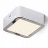 GREHAM SQUARE Stropní přisazené svítidlo čtvercové, základna kov, rámeček chrom lesk, difuzor plast opál, LED 1x6W, teplá 3000K, 540lm, Ra80, 230V, IP20, tř.2. rozměry 92x92x34mm náhled 1