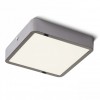 GREHAM SQUARE Stropní přisazené svítidlo čtvercové, základna kov, rámeček bílá, difuzor plast opál, LED 1x18W, teplá 3000K, 1620lm, Ra80, 230V, IP20, tř.2. rozměry 178x178x35mm náhled 2