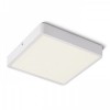 GREHAM SQUARE Stropní přisazené svítidlo čtvercové, základna kov, rámeček nikl mat, difuzor plast opál, LED 1x22W, teplá 3000K, 2160lm, Ra80, 230V, IP20, tř.2. rozměry 228x228x34mm náhled 3