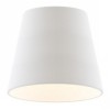 RUNDMA Stínítko pro stolní lampu, nebo nebo vytvoření lustru, drátěná kostra, stínítko textil, barva bílá, pro svítidla max 28W, rozměry d=180mm h=150mm náhled 1