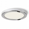 GER LED 6W STMÍVATELNÉ Vestavné, stropní svítidlo, základna kov, rámeček chrom lesk, difuzor plast opál, LED 6W, 540lm, teplá 3000K, Ra80, stmívatelné TRIAC, 230V, IP20, tř.2, rozměry d=90mm, h=23mm náhled 1