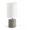 ARNEBURG II Stolní lampa, povrch tělesa imitace teraso, stínítko textil bílá, pro žárovku 1x28W, E27, 230V, IP20. rozměry d=150mm, h=335mm. náhled 2