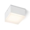 DRANSFELDE SQ Venkovní stropní svítidlo, těleso kov, povrch černá antracit, difuzor plast opál, LED 10W, teplá 3000K, 800lm, Ra80, 230V, IP54, rozměry 108x108mm, h=70mm. náhled 1