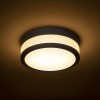 EICHST Stropní přisazené svítidlo, kruhové, těleso kov, povrch chrom, difuzor sklo opál, LED 24W, 1700lm, teplá 3000K, Ra80, 230V, do koupelny IP44, rozměry d=350mm, h=85mm. náhled 3