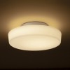 EISFELD Stropní přisazené svítidlo, kruhové, základna kov, povrch chrom, difuzor sklo opál, LED 12W, 900lm, teplá 3000K, Ra80, 230V, do koupelny IP44, rozměry d=260mm, h=90mm. náhled 2