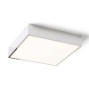 ELSDORF Stropní přisazené svítidlo, čtvercové, těleso kov, povrch chrom, difuzor plast opál, LED 24W, 1700lm, teplá 3000K, Ra80, 230V, do koupelny IP44, rozměry 350x350x63mm. náhled 1