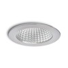 SUmmIT VÝPRODEJ Stropní, vestavné, bodové, svítidlo, těleso hliník, povrch hliník leštěný, sklo čiré, LED 15W, teplá 2700K, 600lm, Ra80, vč trafa 230V/700mA na kabelu, IP20, rozměry d=140mm, h=12 náhled 1