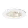 SUmmIT VÝPRODEJ Stropní, vestavné, bodové, svítidlo, těleso hliník, povrch hliník leštěný, sklo čiré, LED 15W, teplá 2700K, 600lm, Ra80, vč trafa 230V/700mA na kabelu, IP20, rozměry d=140mm, h=12 náhled 6