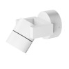 KLANTE  LED 6W IP44 Přisazené, bodové svítidlo, nastavitelný směr svícení, těleso hliník, povrch šedostříbrná, sklo čiré, LED 6W, teplá 3000K, 315lm, vyzař.úh 80°, 230V, IP44, tř.1, rozměry hlavice d=60mm, l=72 náhled 3