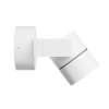 KLANTE  LED 6W IP44 Přisazené, bodové svítidlo, nastavitelný směr svícení, těleso hliník, povrch šedostříbrná, sklo čiré, LED 6W, teplá 3000K, 315lm, vyzař.úh 80°, 230V, IP44, tř.1, rozměry hlavice d=60mm, l=72 náhled 4