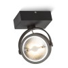 CALLU Stropní, bodové, svítidlo, nastavitelný směr svícení, těleso hliník, povrch bílá, LED 1x12W, teplá 3000K, vyzař. úhel 24°, 600lm, 230V, IP20, rozměry 82x40x130mm náhled 2