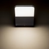 IRIN venkovní Nástěnné, venkovní svítidlo, těleso hliník, povrch černá antracit, difuzor plast opál, LED 1x9W, teplá 3000K, 800lm, 230V, IP65, tř.1, 50x120x177mm, svítí dolů náhled 7