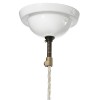 COW 02 Závěs svítiidla materiál keramika, porcelán, povrch bílá, pro žárovku 1x75W, 230V, IP20, d=200mm, závěsný kabel textil úplet bílý, l=800mm, lze zkrátit náhled 3
