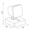 BULL SQ 12,5W, IP54, PIR Nástěnné venkovní svítidlo, nastav. směr svícení, PIR senzor pohybu, záběr 100°, dosah 2-7m, těleso hliník, černá antracit, dif plast opál, LED 12,5W, teplá 3000K, 800lm, IP54, tř.1, 123x123x163mm. náhled 2