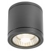 ROSEUS 12,5W, IP54 Stropní venkovní přisazené bodové svítidlo, těleso hliník, povrch černá antracit, krycí plast čirý, LED 12,5W, teplá 3000K, 846lm, Ra80, 230V, IP65, tř.1, rozměry d=90mm, h=137mm. náhled 2