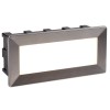 GUVADRIA LED 1X1,5W IP65 VÝPRODEJ Vestavné venkovní svítidlo do stěny, těleso hliník a nerez, povrch nerez šedostříbrná mat, difuzor plast mat, LED 1x1,5W, neutrál 4000K, 163lm, 230V, IP65, tř.1. rozměry 55x95x205mm náhled 1