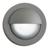 GRUIO WALL LED 1x3W IP44 Nástěnné venkovní svítidlo, těleso hliník, povrch lak šedá mat, difuzor plast opál, LED 1x3W, neutrál 4000K, 180lm, 230V, IP44, tř.1. rozměry d=140mm h=50mm náhled 1