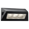 GERTAD WALL LED 1x3W IP44 Nástěnné venkovní svítidlo, těleso hliník, povrch lak černá mat, krycí sklo čiré, LED 1x3W, neutrál 4000K, 240lm, 230V, IP44, tř.1. rozměry 110x210x70mm náhled 1