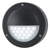 GRUIO WALL LED 1x3W IP44 Nástěnné venkovní svítidlo, těleso hliník, povrch lak šedá mat, difuzor plast opál, LED 1x3W, neutrál 4000K, 180lm, 230V, IP44, tř.1. rozměry d=140mm h=50mm náhled 2