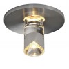 BADAJOZ Stropní vestavné bodové svítidlo, těleso hliník, povrch bílá, stínítko plast, LED 1W, 100lm, teplá 3000K, 230V, IP20, tř.3, rozměry d=38mm, h=21mm. náhled 2