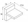 PALENCIA IP54 PIR senzor pohybu Nástěnné svítidlo, PIR senzor, záběr 120°, dosah 8m, čas 10s-8min, hliník, povrch černá antracit, difuzor plast opál LED 16W, 600lm, přep tepl teplá 3000K, neutrální 4000K, 230V, IP54, 140x160x175mm náhled 3