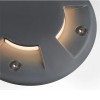 RUNAWAY cover 4 slot Krytka podlahového, přisazeného svítidla, čtyři průzory, materiál nerez, d=103mm, h=17mm, LED modul SAMOSTANĚ náhled 4
